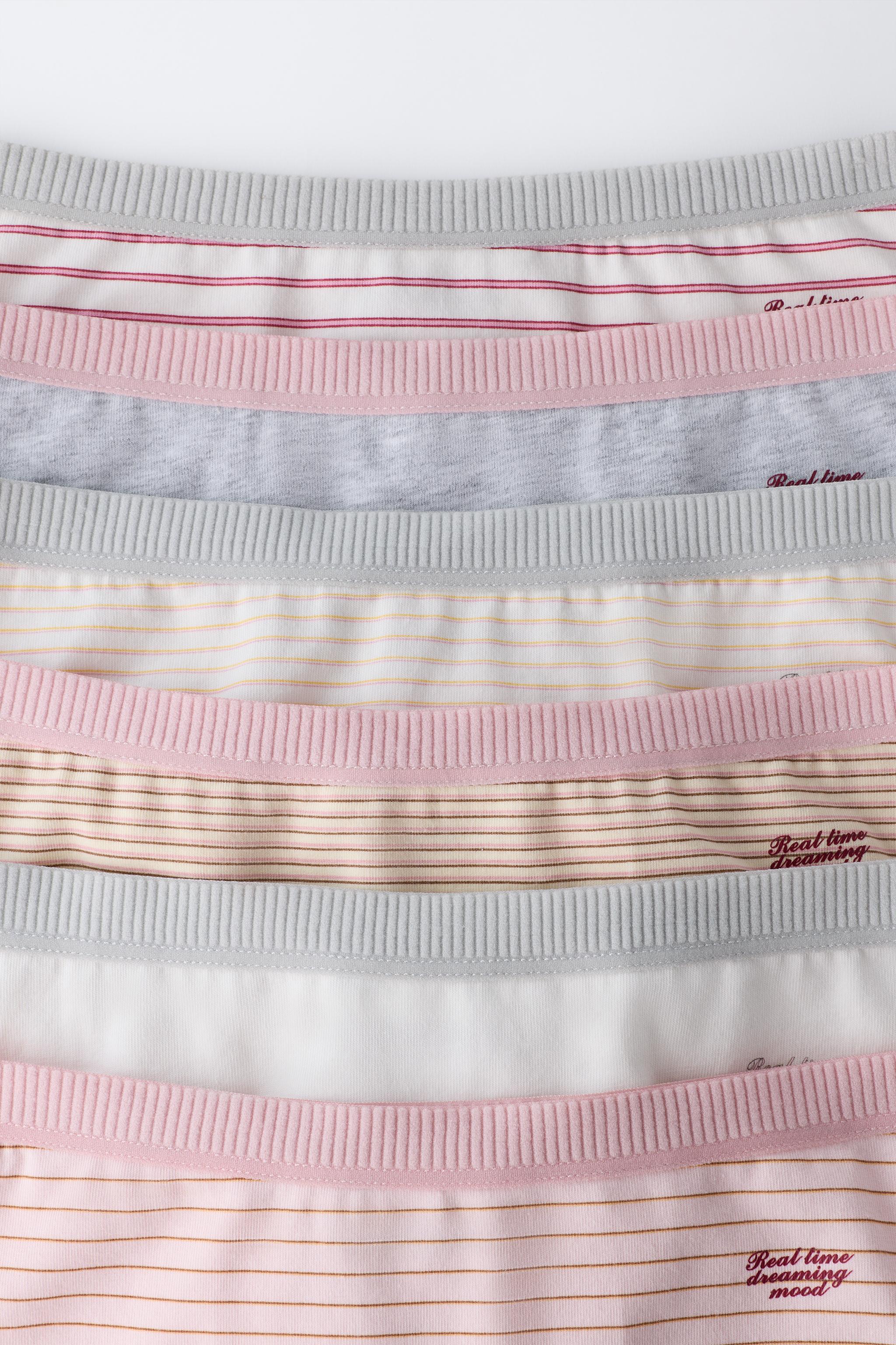 AGES 6-14 / SIX-PACK OF STRIPED UNDERWEAR